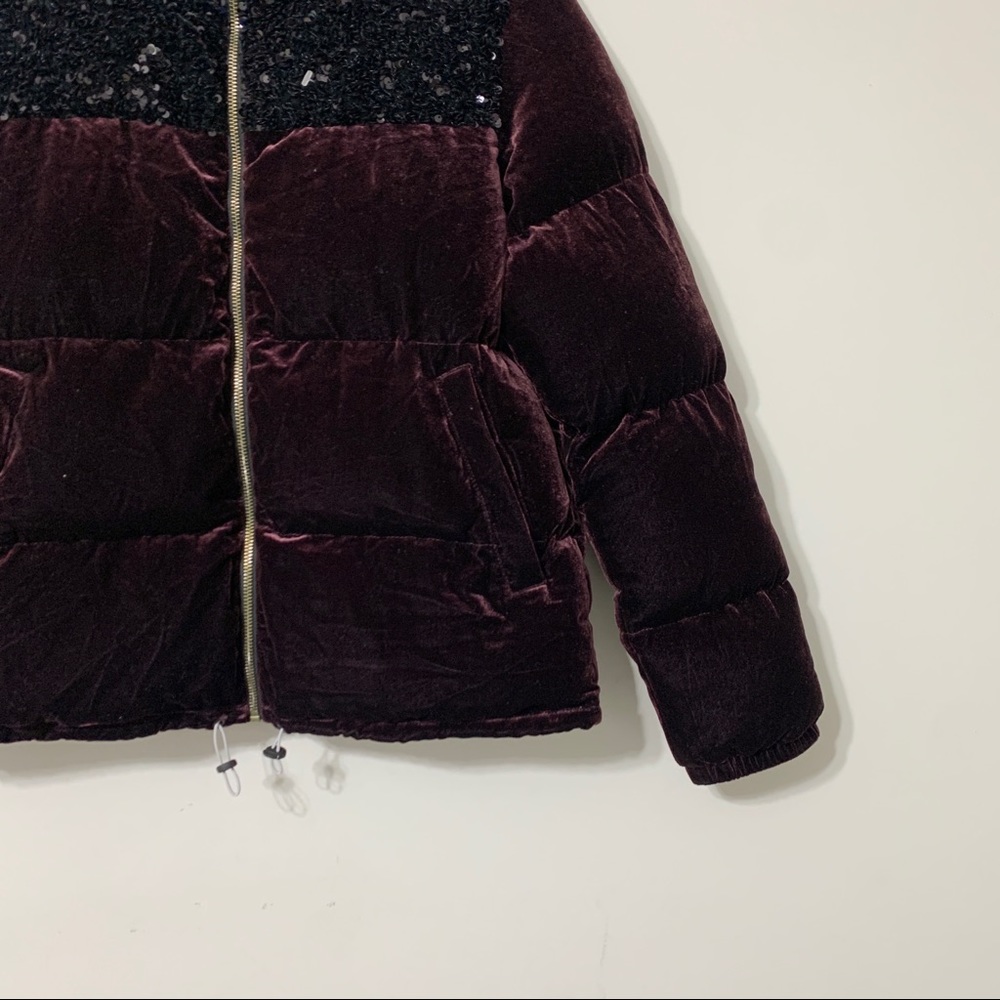 Anthropologie Ettitwa Vera Quilted Sequin Bomber - Picture 5 of 7